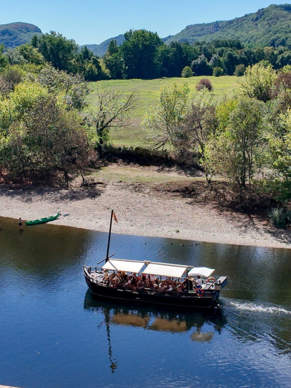 Croisière sur la Dordogne avec un bateau traditionnel