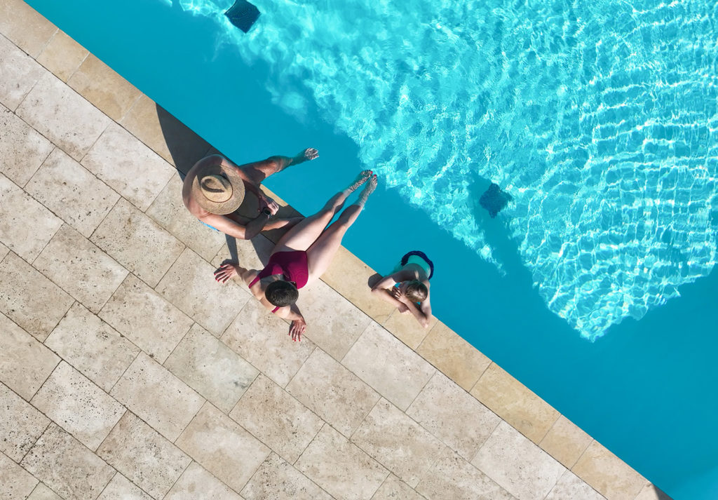 Espace aquatique du camping Le Capeyrou